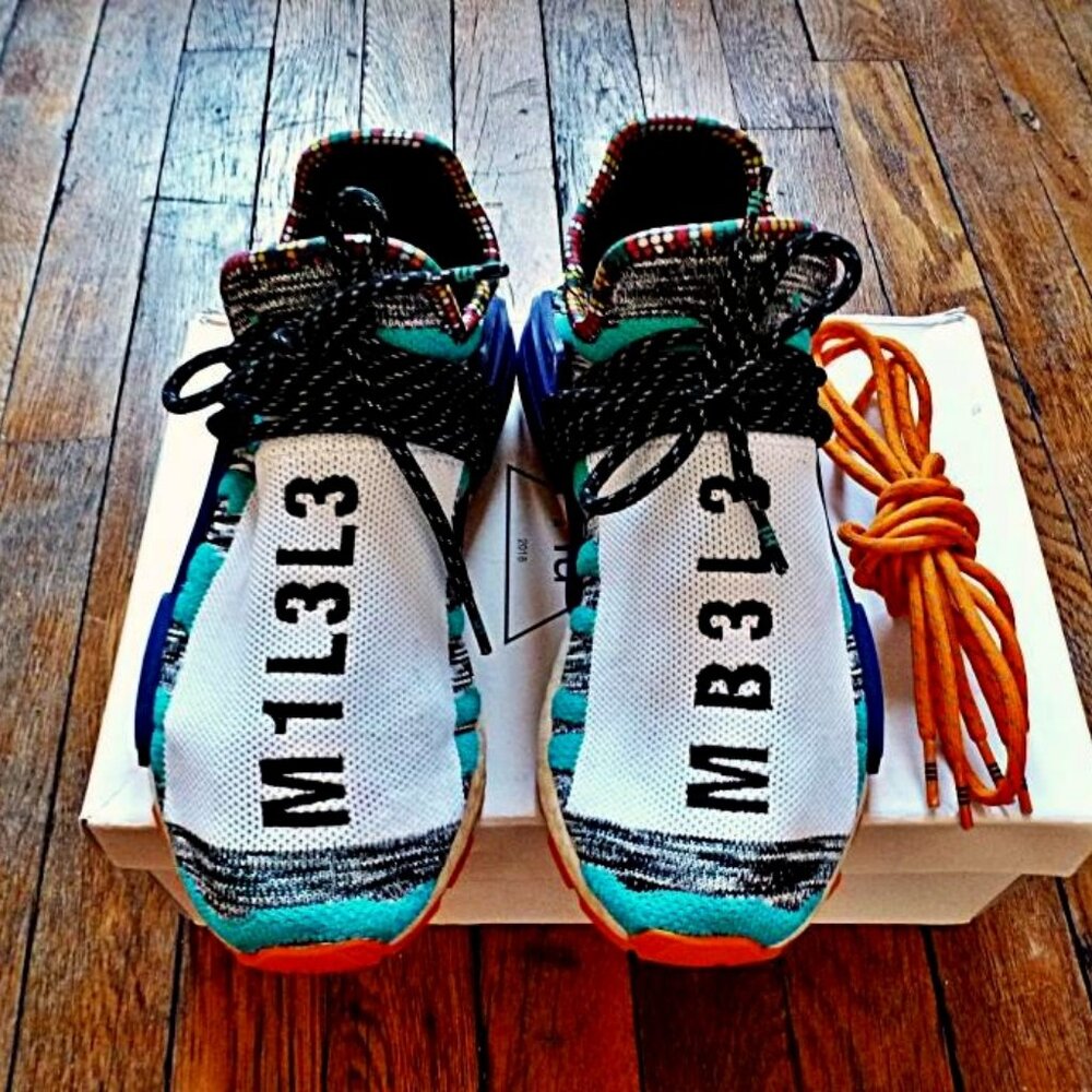 Adidas NMD Hu Pharrell Solar Pack Orange, Size US M6, W7.5